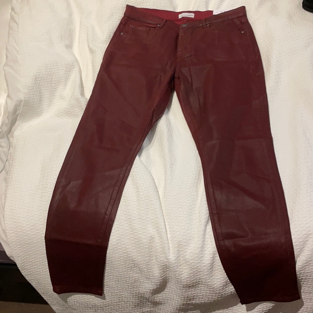 Loft Burgundy Jeans